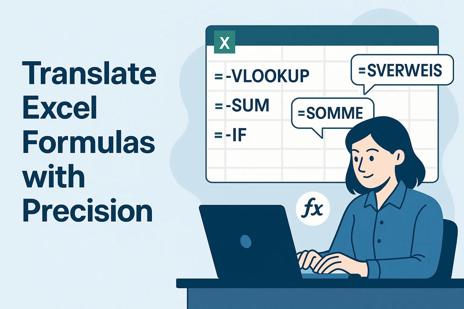 Excel Translator converting formulas between languages