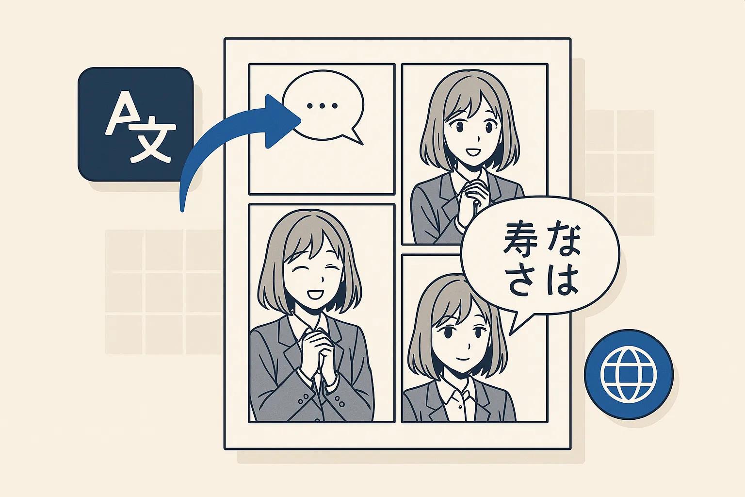 Manga Translator preserving original artwork