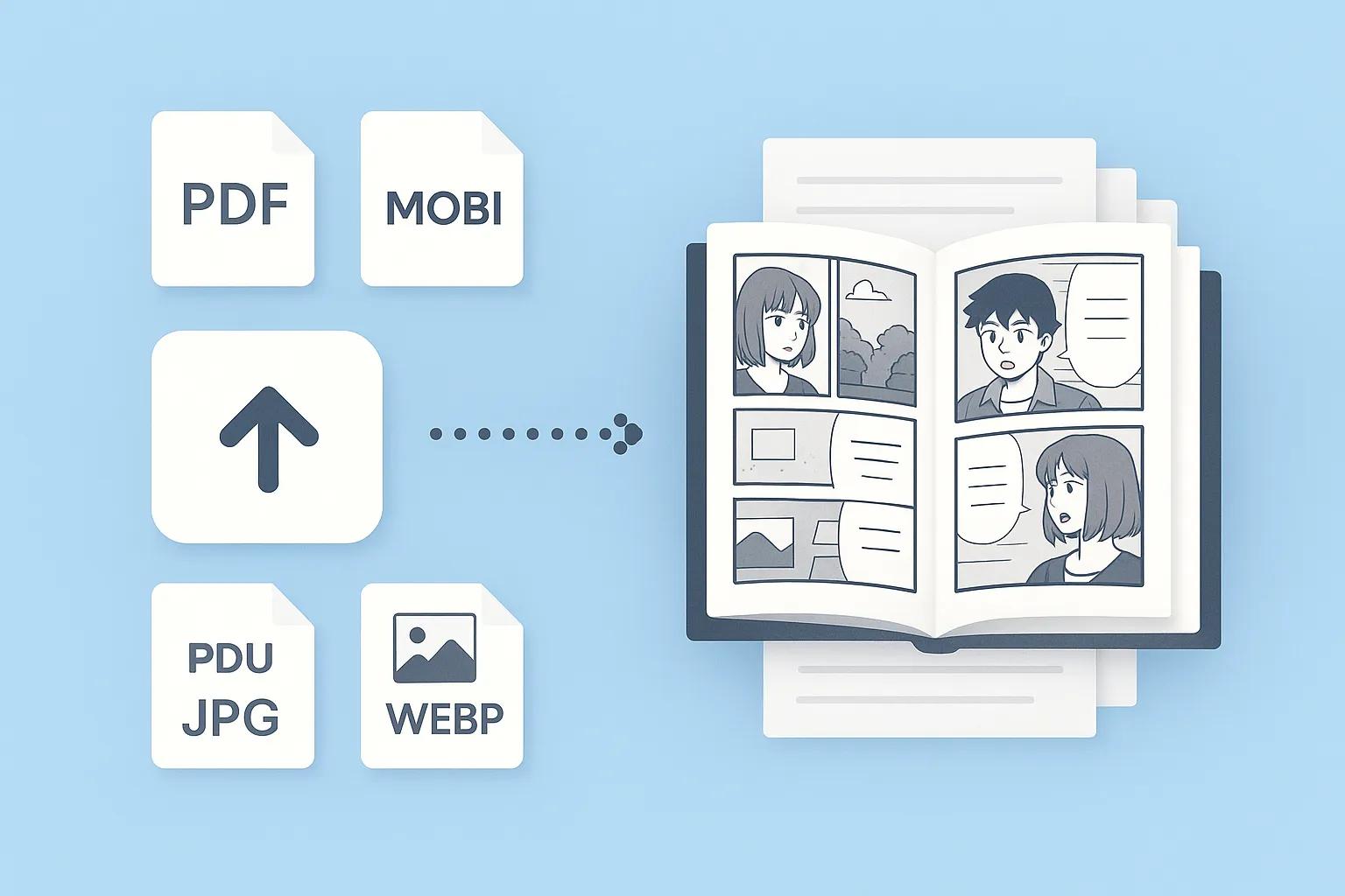 Manga Translator supporting multiple file formats