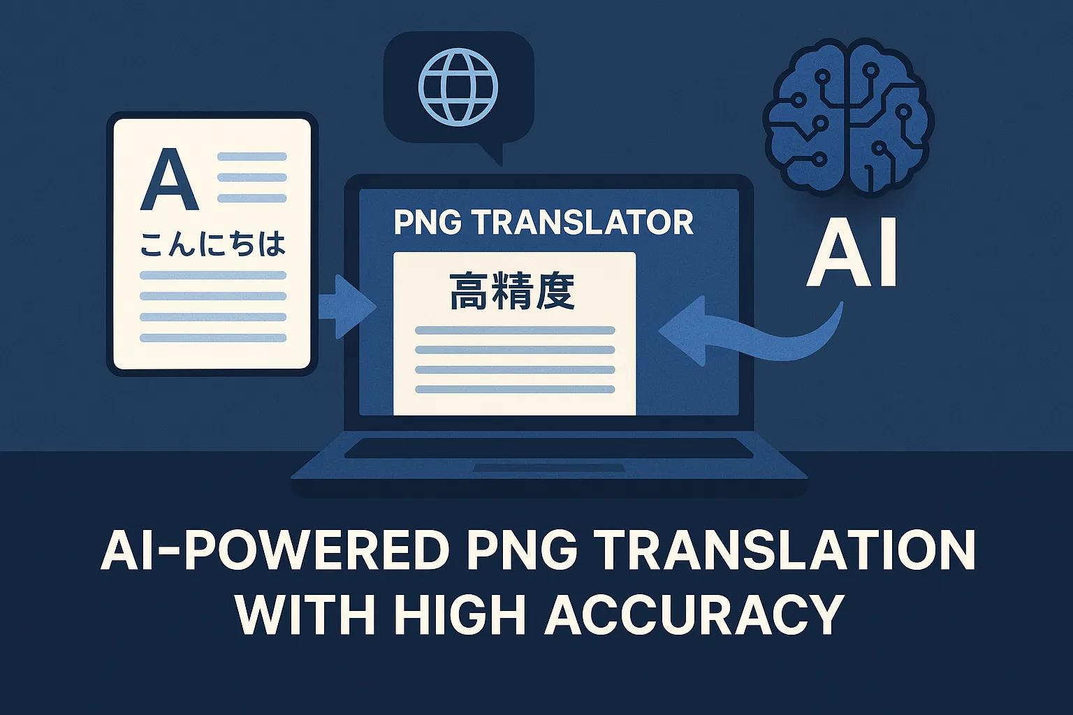 AI-powered PNG Translator in action