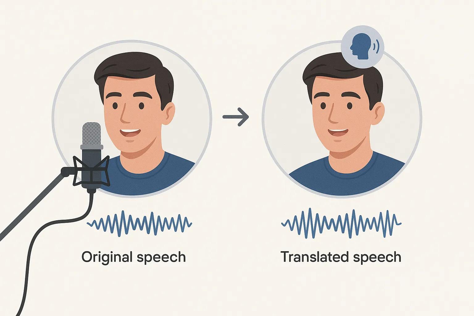 AI voice dubbing and lip sync technology in Video Translator Addons