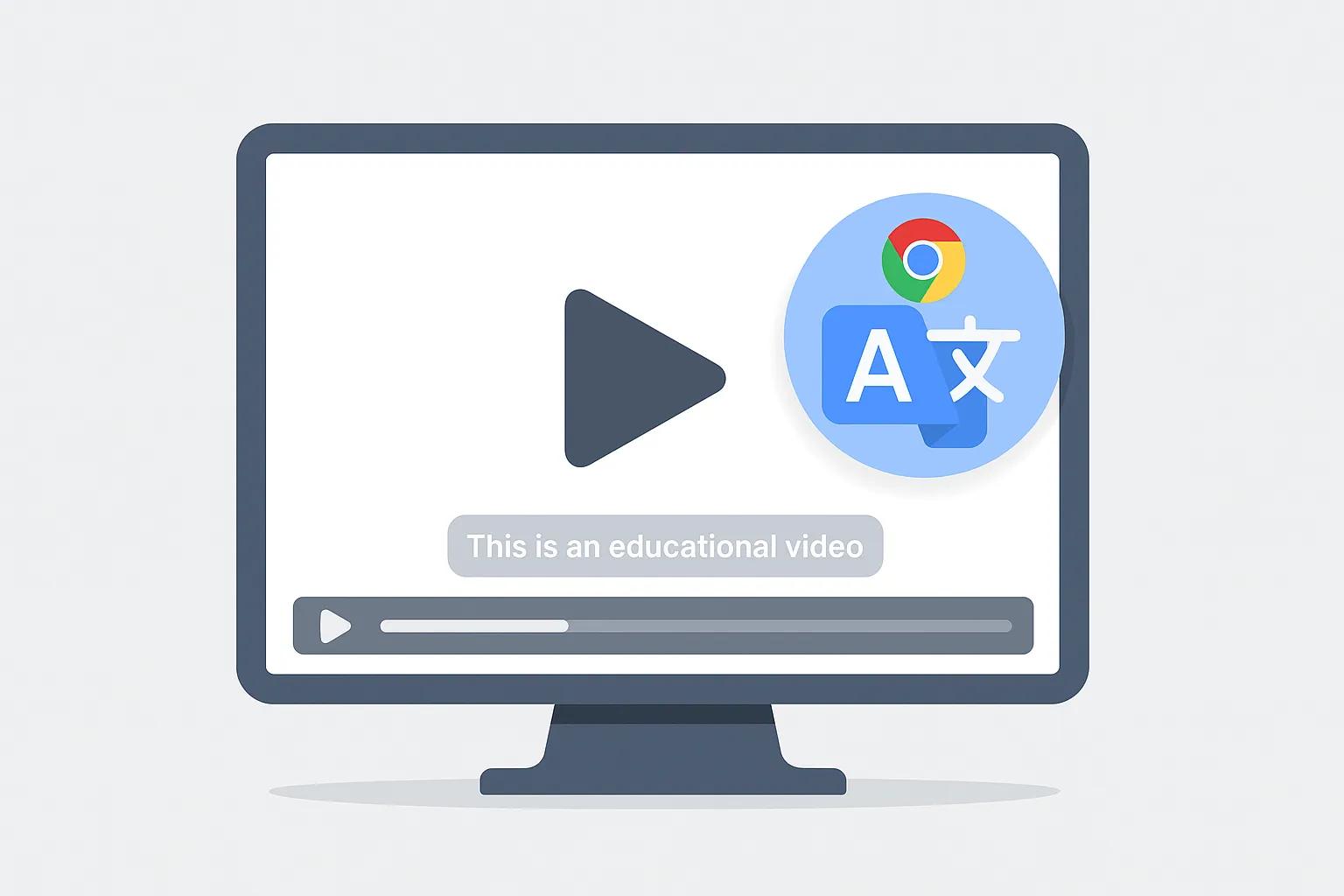 Real-time video translation with Chrome extensions