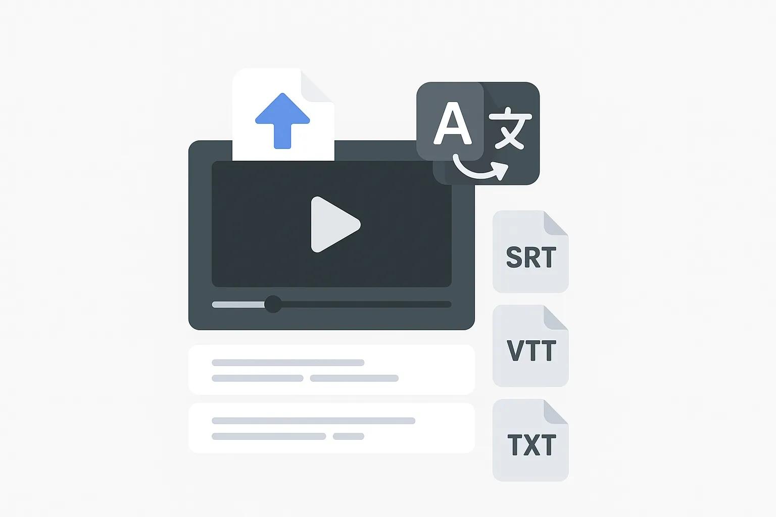 Professional video translation dashboard and tools