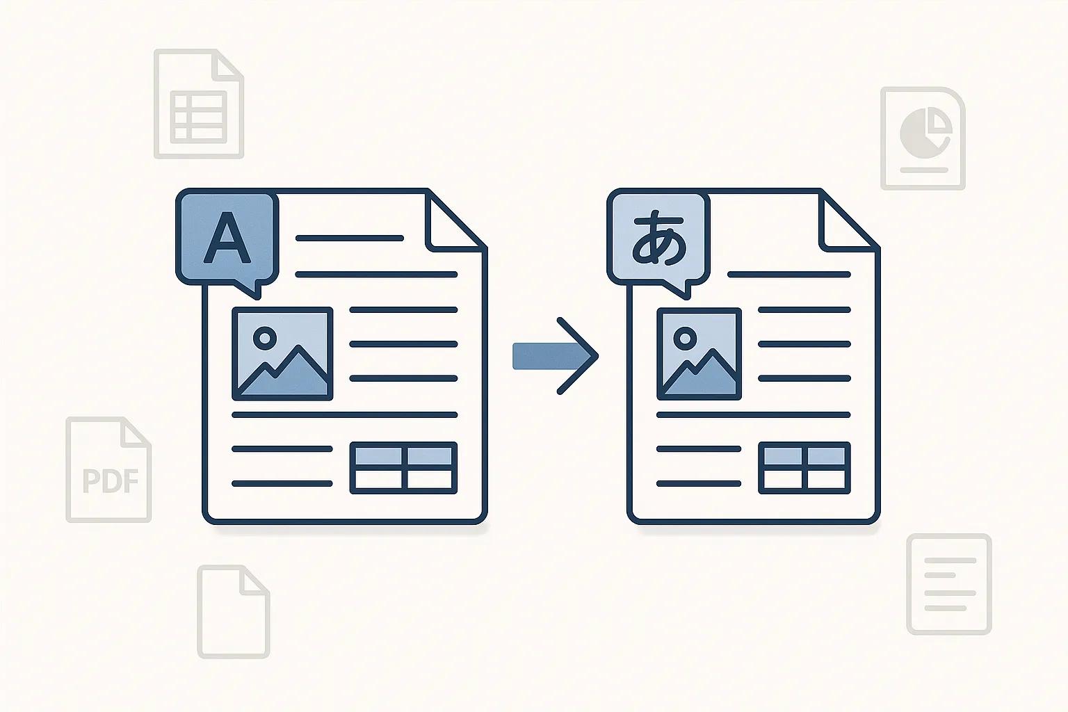 Document translation with preserved formatting